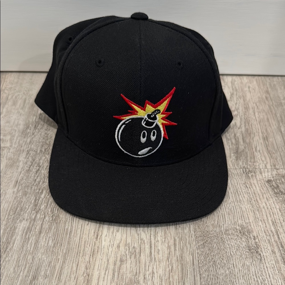 Black Cap with Bomb Logo